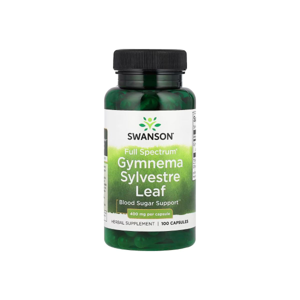 Листя джимнеми Swanson Full Spectrum Gymnema Sylvestre Leaf, 400 мг, 100 капсул