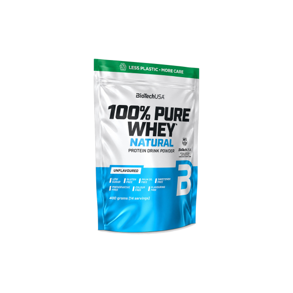 Сироватковий протеїн BioTechUSA 100% Pure Whey (без смаку) 400 г
