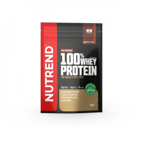 Протеин Nutrend 100% Whey Protein (шоколад + какао) 400 г