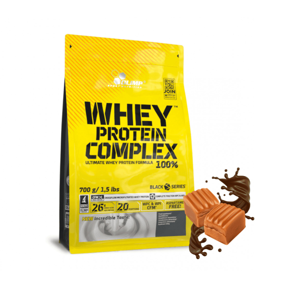 Протеин Olimp Whey Protein Complex 100% (шоколад  карамель) 700 г