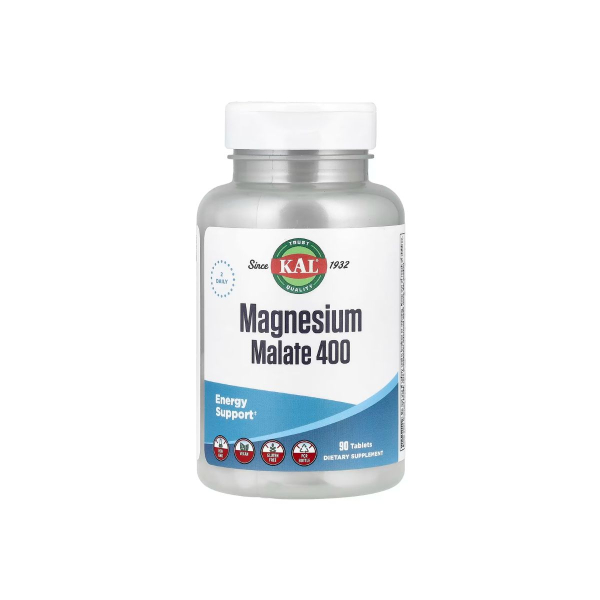 Малат магнію KAL Magnesium Malate 400 мг, 90 таблеток