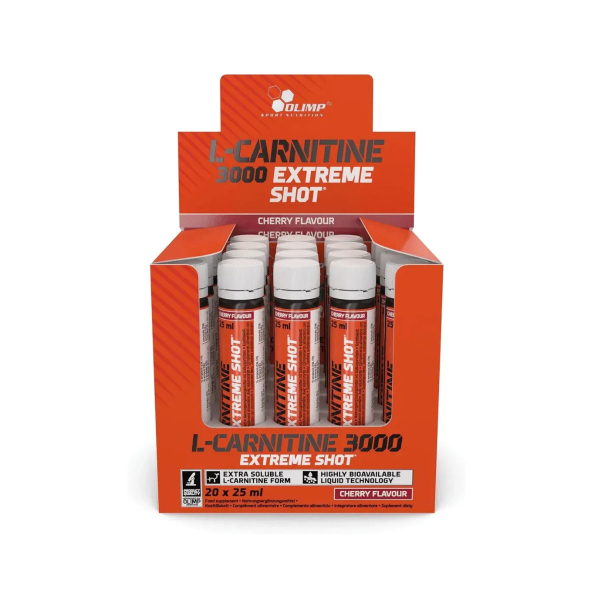 Амінокислота Olimp L-Carnitine 3000 Extreme Shot (вишня) 25 мл