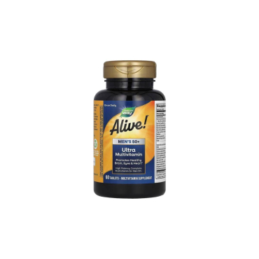 Мультивітаміни для чоловіків Nature's Way Alive!! Once Daily Men's 50+ Ultra, 60 таблеток