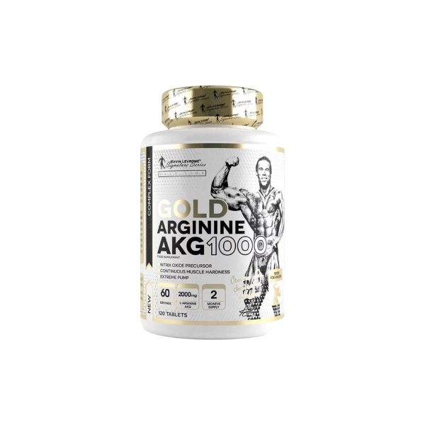 Аргінін Kevin Levrone Gold Arginine AKG 1000, 120 таблеток 