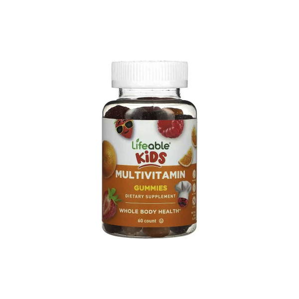 Мультивітамін для дітей Lifeable Multivitamin Kids, 60 жуйок