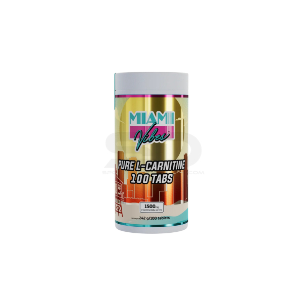 Жироспалювач MIAMI VIBES PURE L-Carnitine, 100 таблеток