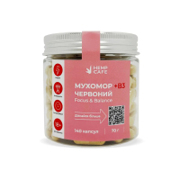 Мухомор червоний + Ніацин Hemp Factor, 70 г, 140 капсул
