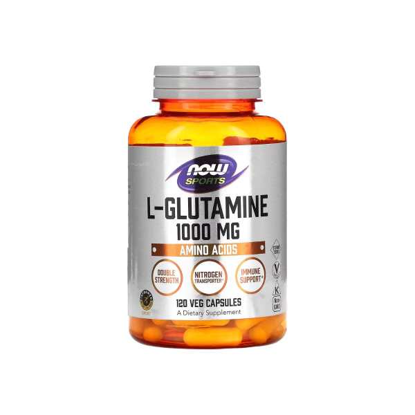 L-глютамін Now Foods L-Glutamine, 1000 мг, 120 капсул