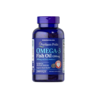 Омега 3 Puritan's Pride Omega-3 Fish Oil, 1200 мг, 200 софтгелів
