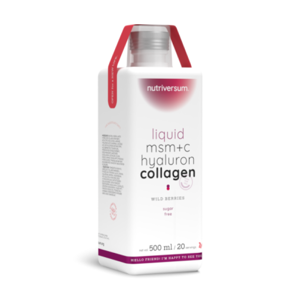 Колагеновий напій Nutriversum Liquid MSM + C Hyaluron Collagen (лісові ягоди) 500 мл