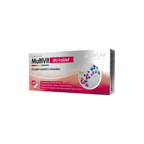 Мультивітамін для жінок Activlab MultiVit for Woman, 60 капсул 
