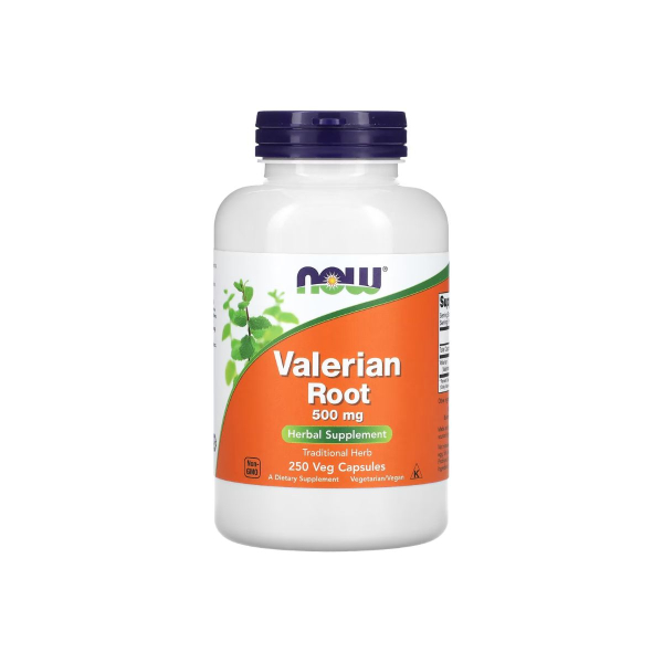 Корінь валеріани Now Foods Valerian Root, 500 мг, 250 капсул