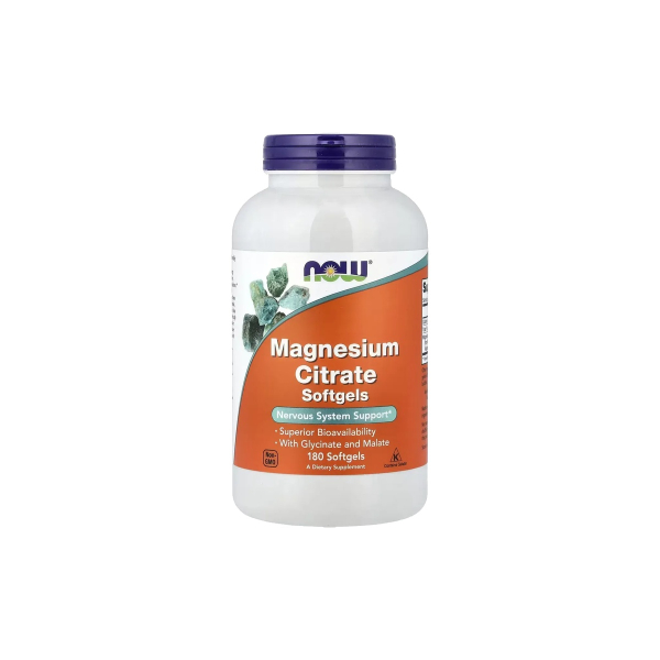 Цитрат магнію Now Foods Magnesium Citrate, 180 капсул