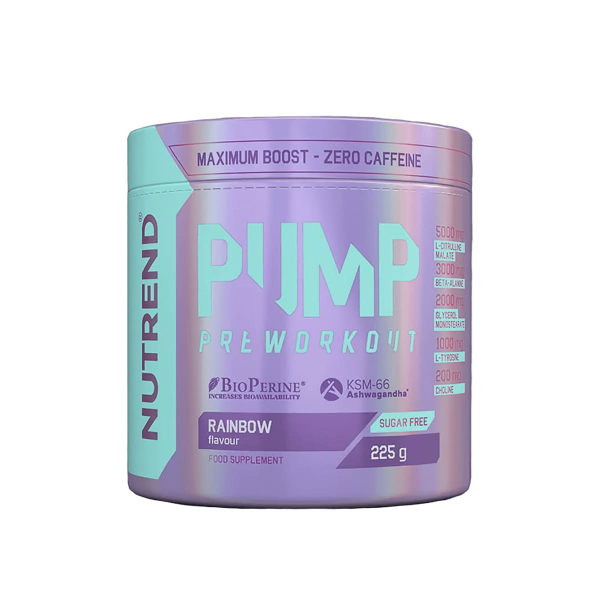 Передтренувальний комплекс Nutrend Pump Pre-Workout (веселка) 225 г
