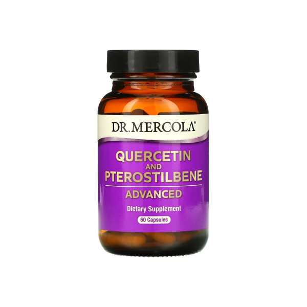 Кверцетин та птеростильбен Dr. Mercola Quercetin and Pterostilbene Advanced, 60 капсул