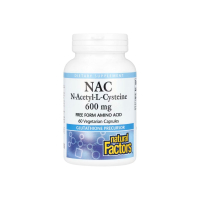 Добавка Natural Factors NAC, 600 мг, 60 капсул