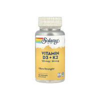 Вітамін Solaray Vitamin D3 + K2, 120 капсул