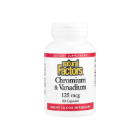 Хром і ванадій Natural Factors Chrom & Vanadium, 125 мкг, 90 капсул
