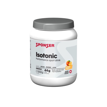 Ізотонічний напій Sponser Isotonic (персик) 1000 г 