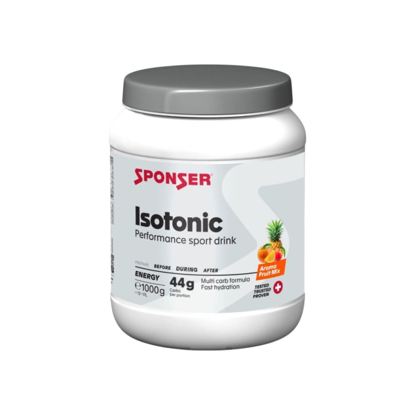 Ізотонічний напій Sponser Isotonic (фруктовий мікс) 1000 г
