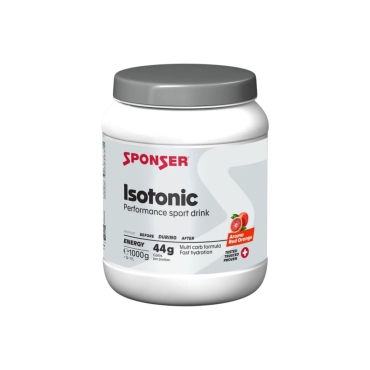 Ізотонічний напій Sponser Isotonic (червоний апельсин) 1000 г