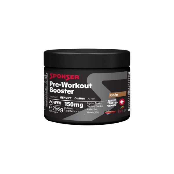 Передтренувальний бустер Sponser Pre-Workout Booster (яблучно-малиновий) 256 г
